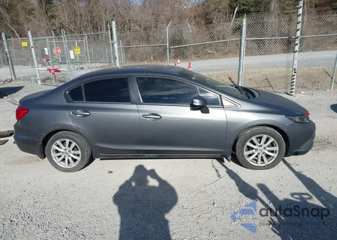 2012 Honda Civic Ex z USA, uszkodzony, nr VIN 2HGFB2F84CH522077